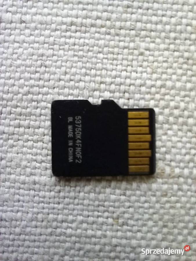 Karta pamięci micro SD 2 GB Pojemność 2 GB Karty pamięci lubelskie Tomaszów Lubelski