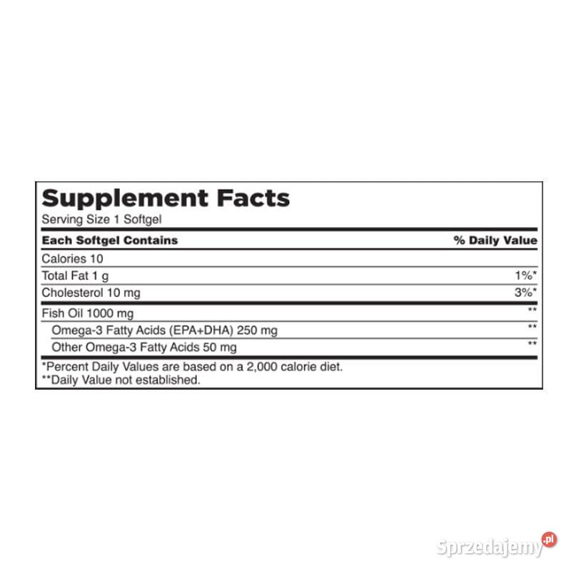 Kirkland Fish Oil 1000 mg 300 mg OMEGA 3 400 Mielec