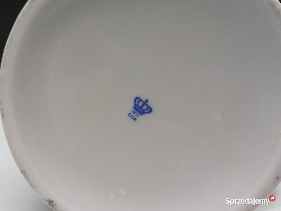 Kolekcjonerski Porcelanowy Kufel z Pokrywką Raszków