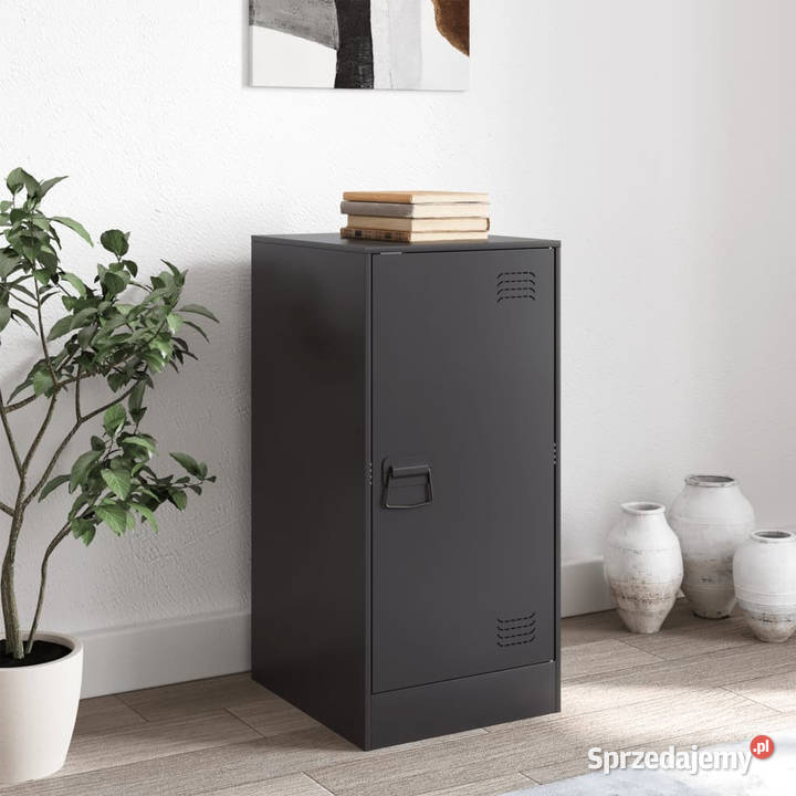 Szafka czarna 345x39x73 stal WM841709 Warszawa