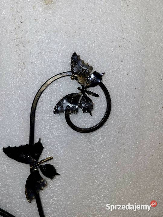 Kwietnik metalowy Motylki Kwietniki Kąśna Górna sprzedam