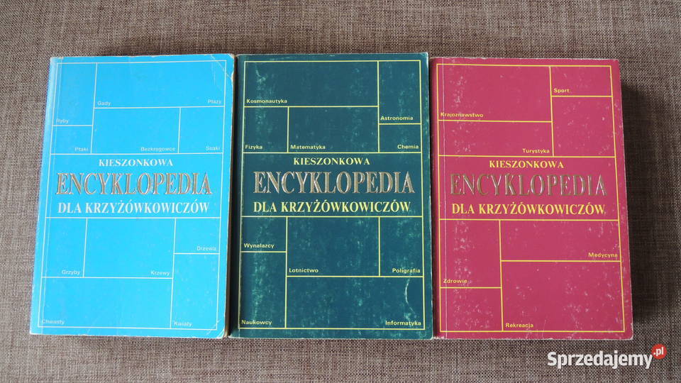 Kieszonkowe encyklopedie krzyżówkowiczów podlaskie Białystok
