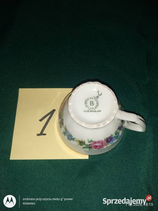 FILIŻANKI pojedyncze Porcelana i szkło