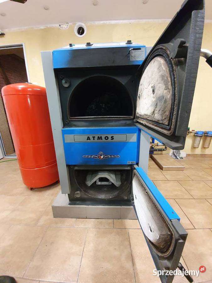 Piec ATMOS 40kw zgazowujący drewno i brykiet Słupsk sprzedam