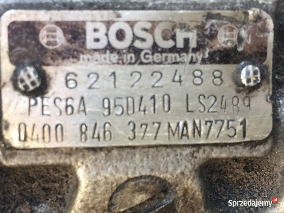 Pompa Wtryskowa Bosch 0400846377 D2566 MUH 240 Maszewo