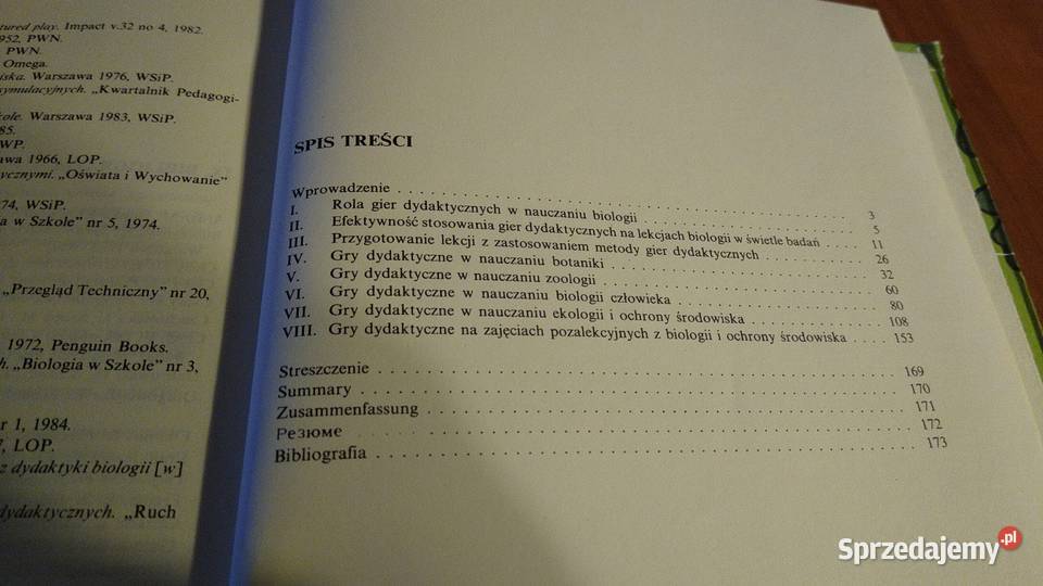 Gry dydaktyczne w nauczaniu biologii w szkole Gdańsk