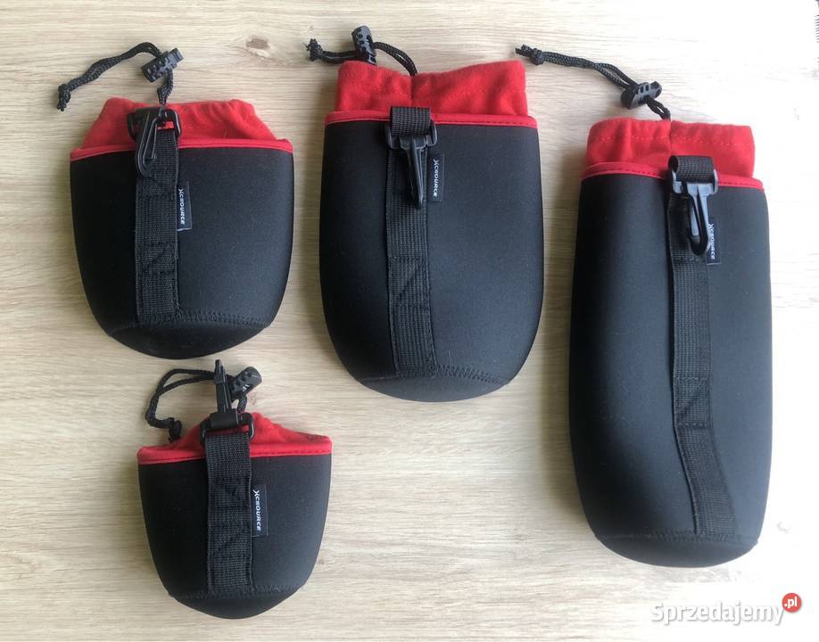 Zestaw 4 neoprenowych toreb na obiektyw Xcsource