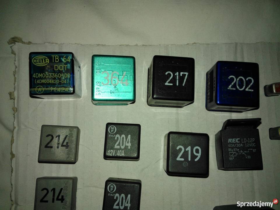 przekaźniki Audi VW Skoda Seat