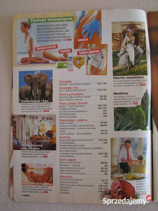 Magazyn Claudia miesięcznik z lat 1997 2013 małopolskie