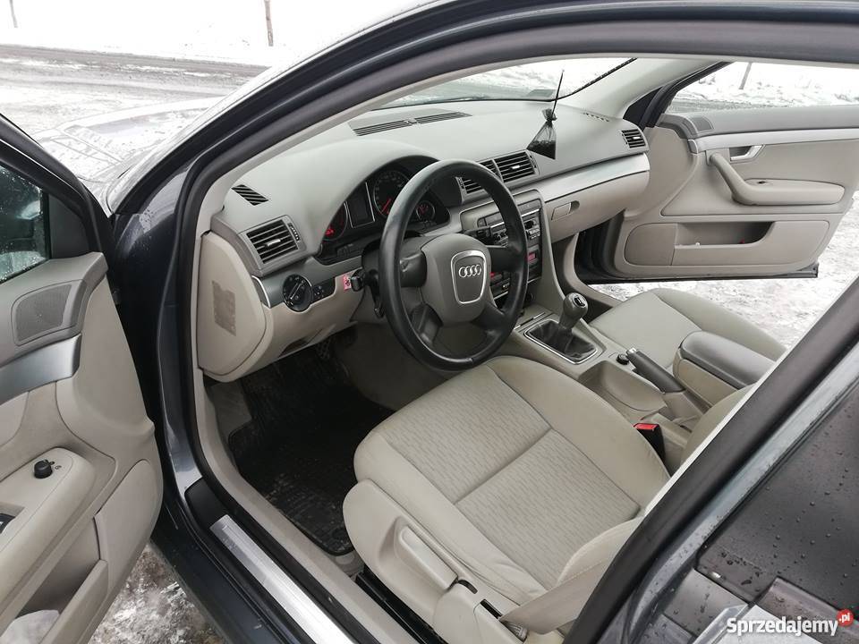 Audi A4 B7 19 TDI FABRYCZNY LAKIER 100 Super diesel małopolskie Grybów
