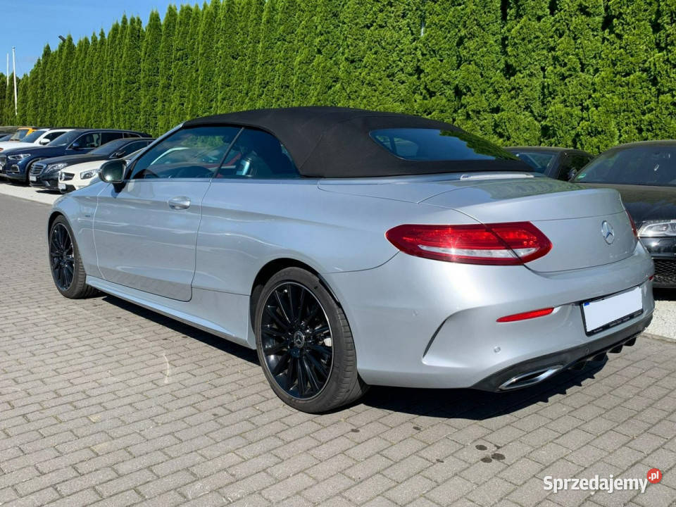 Mercedes C 220 C220d Kabriolet AMG Line Niski podgrzewane fotele Baranowo
