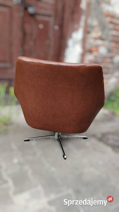 Fotele obrotowe Niemcy vintage PRL super stan Kalisz
