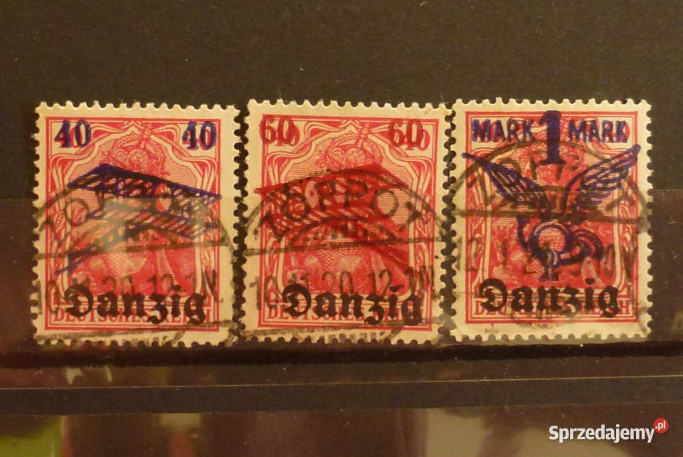 Znaczki Wolnego Miasta Gdańsk Fi 4446 kasowane mazowieckie