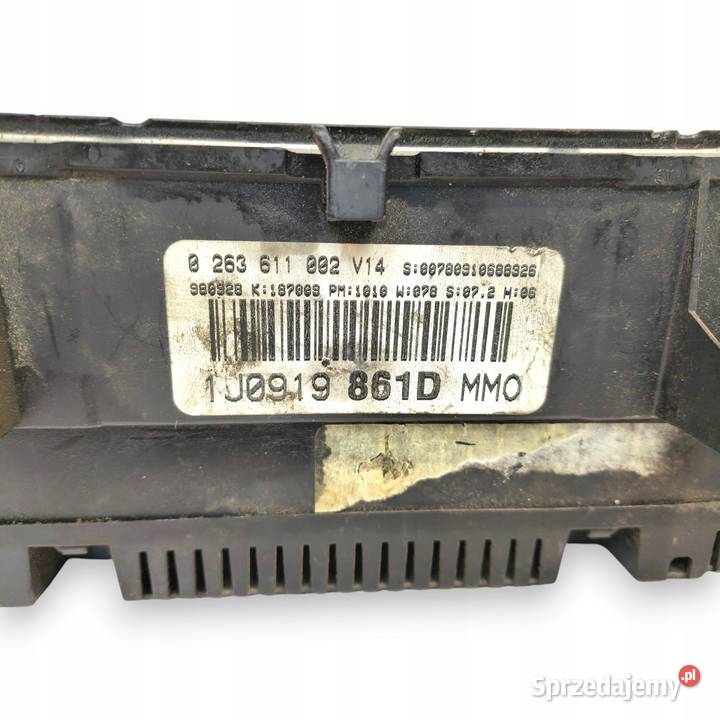 LICZNIK ZEGARY 1J0919861D VW Golf IV Bora 14 16 Wyposażenie wnętrza Chełm