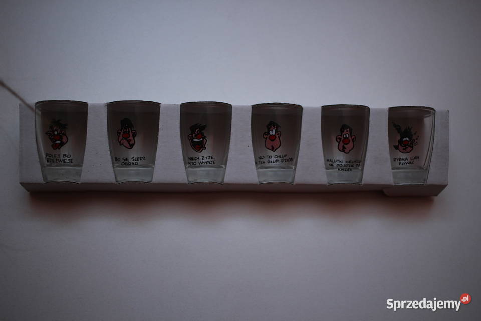 Kieliszki zestaw wódki komplet 6 urodziny