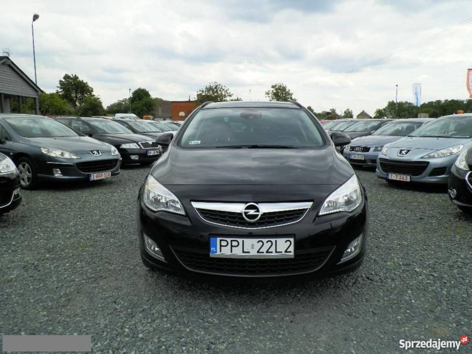 Opel Astra czarny wielkopolskie Wolica Pusta