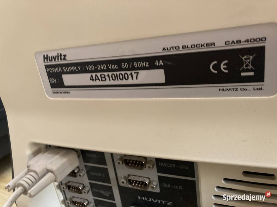 Maszyny optyczne automat szlifierski skaner Ostrów Mazowiecka sprzedam