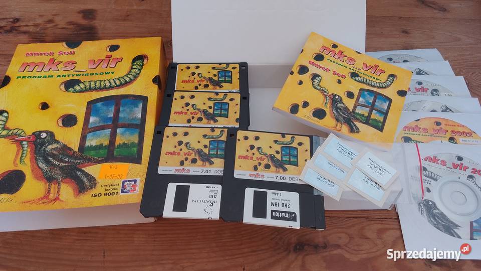 mksvir 700 701 retro program antywirusowy DOS