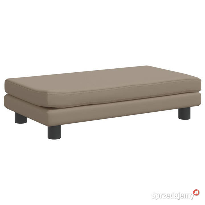 Sofa dziecięca z podnóżkiem cappuccino 100x50x30 Warszawa