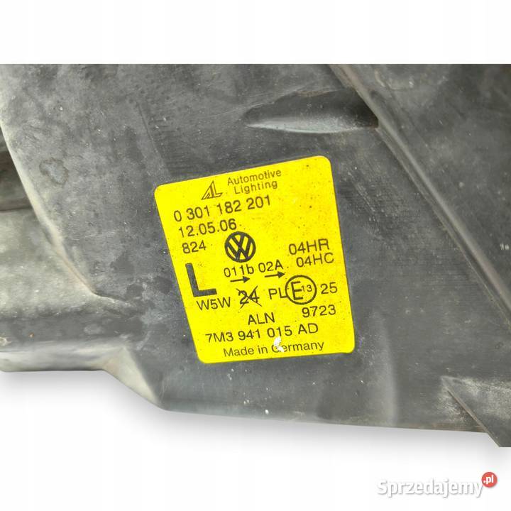 LAMPA LEWA VW Sharan Seat Alhambra LIFT lewy Lampy przednie Chełm
