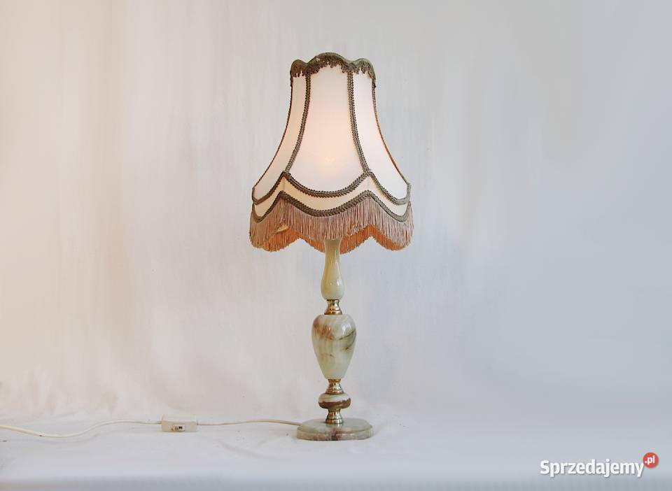 Lampka Onyks duża piękna Lampy stołowe i nocne Szczecinek