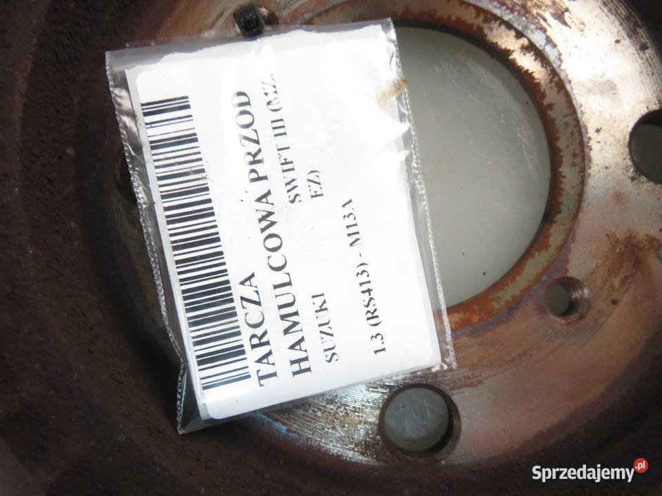 TARCZE HAMULCOWE PRZÓD SUZUKI SWIFT III 13 osobowe małopolskie sprzedam