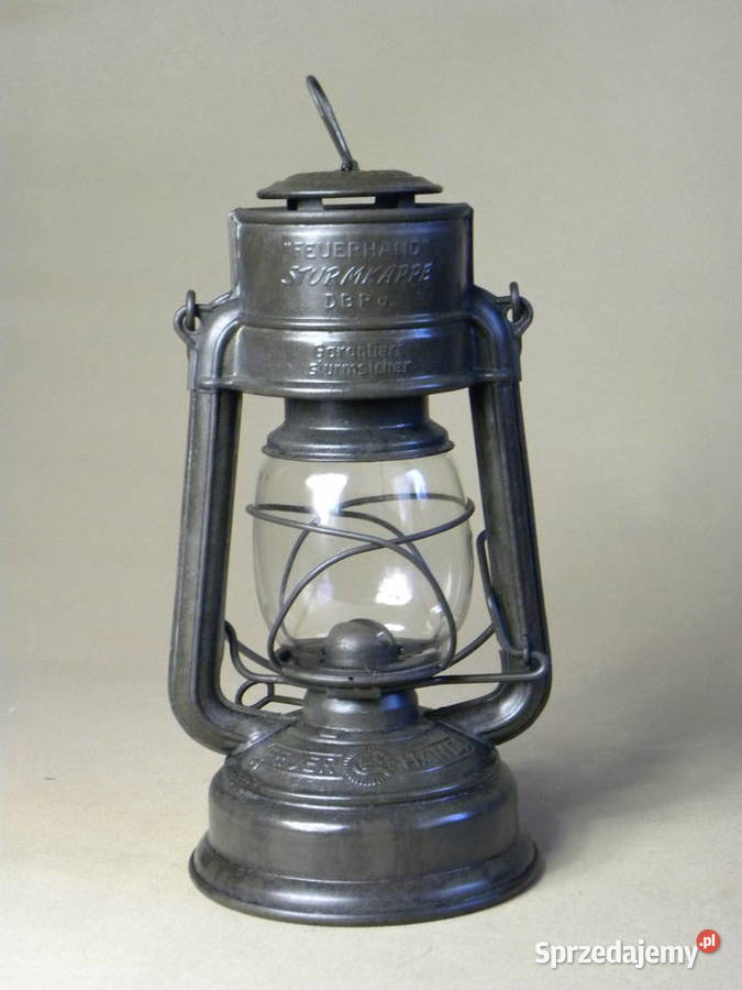 Stara niemiecka lampa naftowa Feuerhand 276 StK Legnica