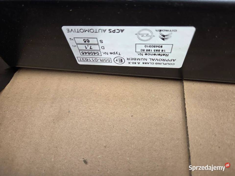 Hak holowniczy Opel Crossland X 1659319880 dolnośląskie