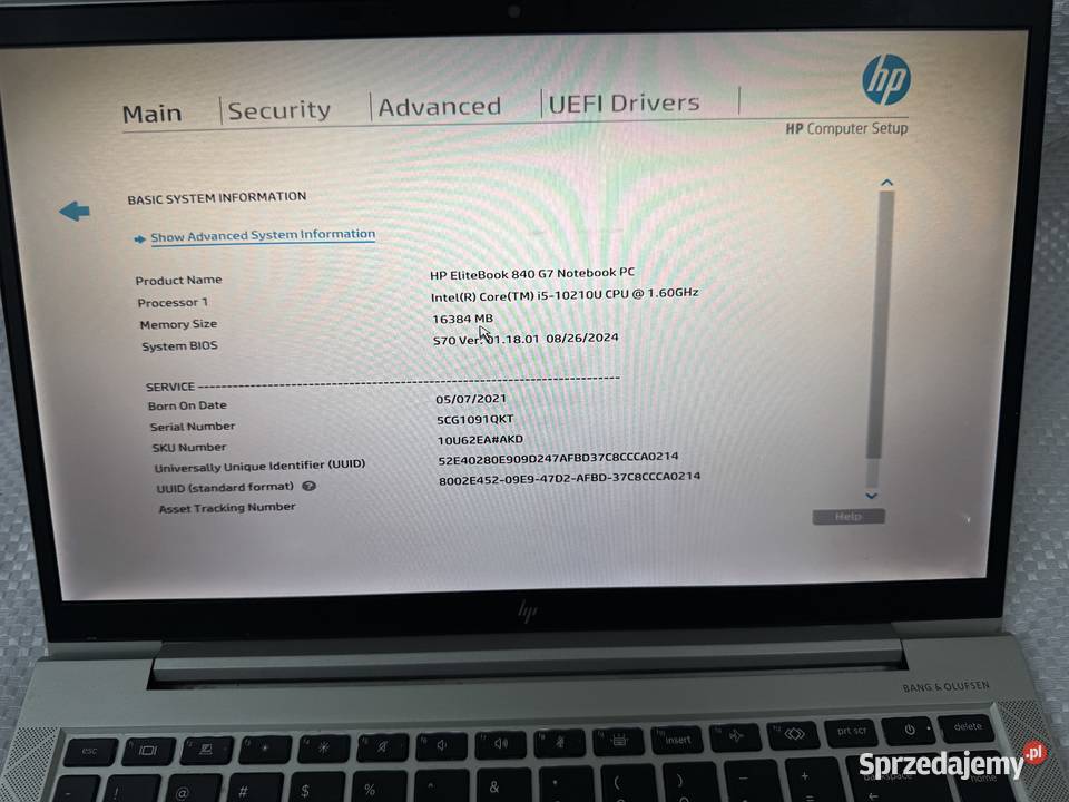 Laptop HP Elitebook 840 G7 i510210U16GHz 16GB Kraków