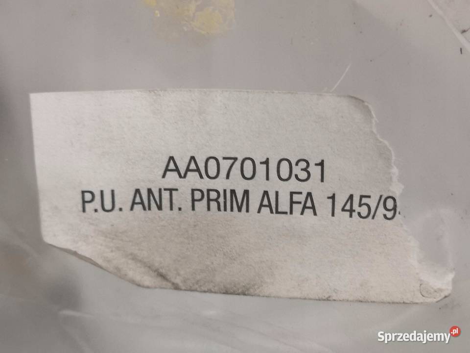 ZDERZAK PRZÓD ALFA ROMEO 145 146 19931999 NOWY osobowe lubelskie