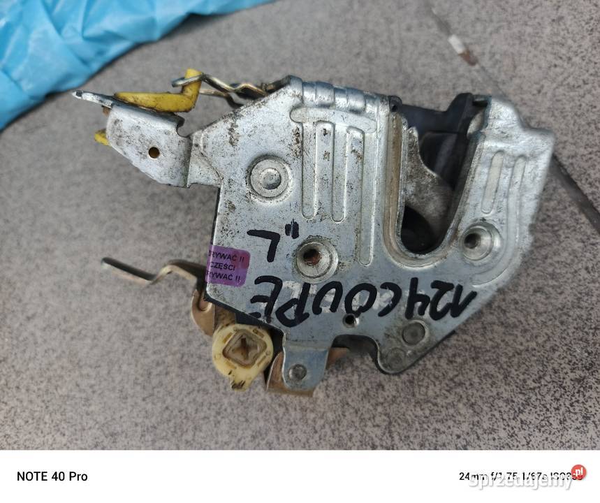 Zamek drzwi lewy Mercedes 124 coupe zachodniopomorskie Szczecin sprzedam
