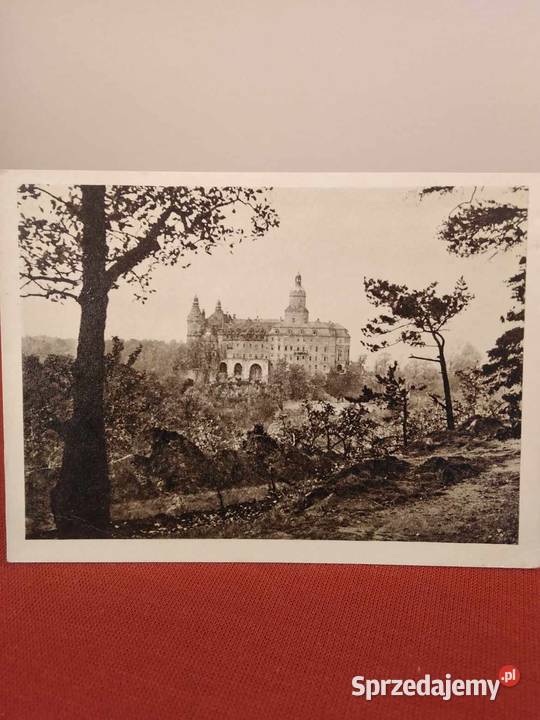 Zamek Książ Pocztówka z 1965 roku Wałbrzych