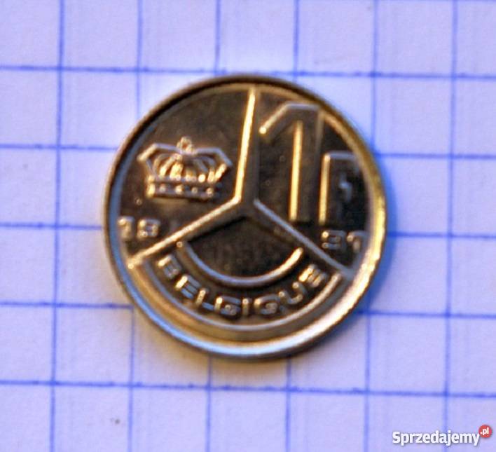 1 FRANK 1991 BELGIA Numizmatyka Piszczac