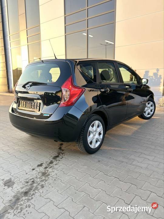 Śliczny Nissan Note Czarny Benzyna Super stan ASR (kontrola trakcji) Puławy