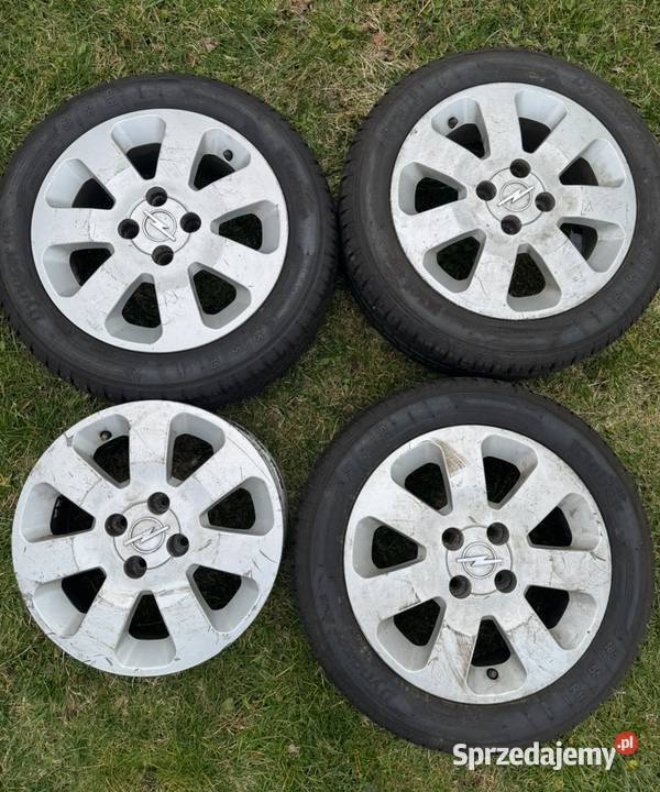 OPEL KOŁA ALUMINIOWE R15 18555R15 Motoryzacja Dębica