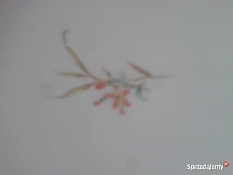 Komplet talerzy Chodzież Made in Poland vintage Talerze i talerzyki