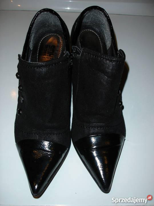 Buty botki czarne Rozmiar 37 Bochnia