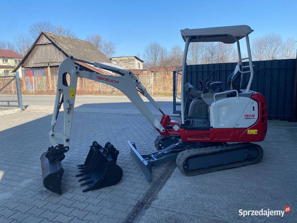 Takeuchi TB 216 otwarta kabina nowa Myślenice