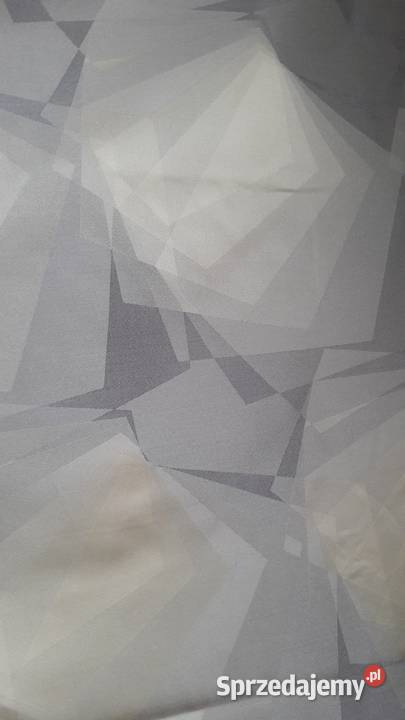 Materiał dwustronny ecru szary zasłona sze 150 x Radom sprzedam