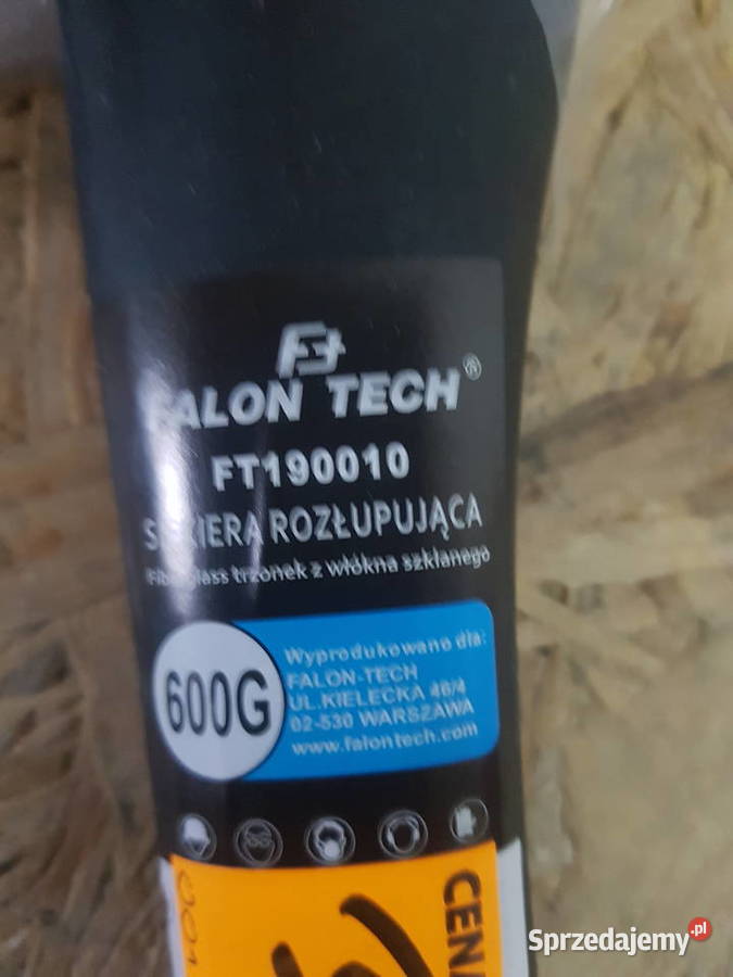 FALON TECH Siekiera fiber glass 600g do drewna Głogowa sprzedam