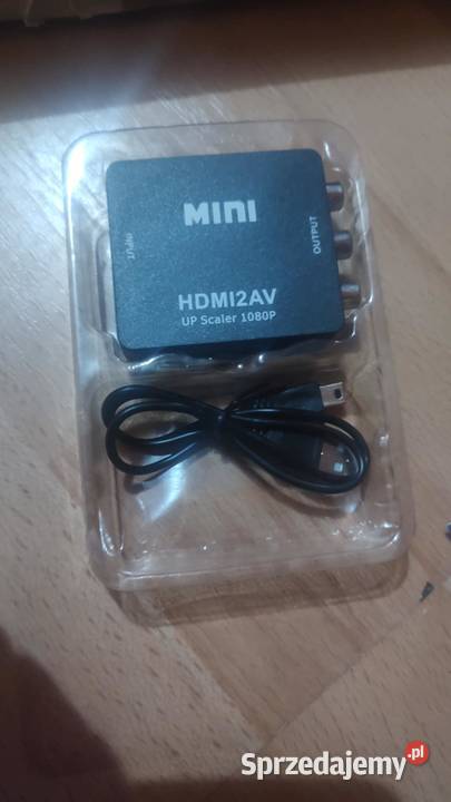 adapter av rca do hdmi konwerter cinch 1080p Pozostałe Książ Wielkopolski