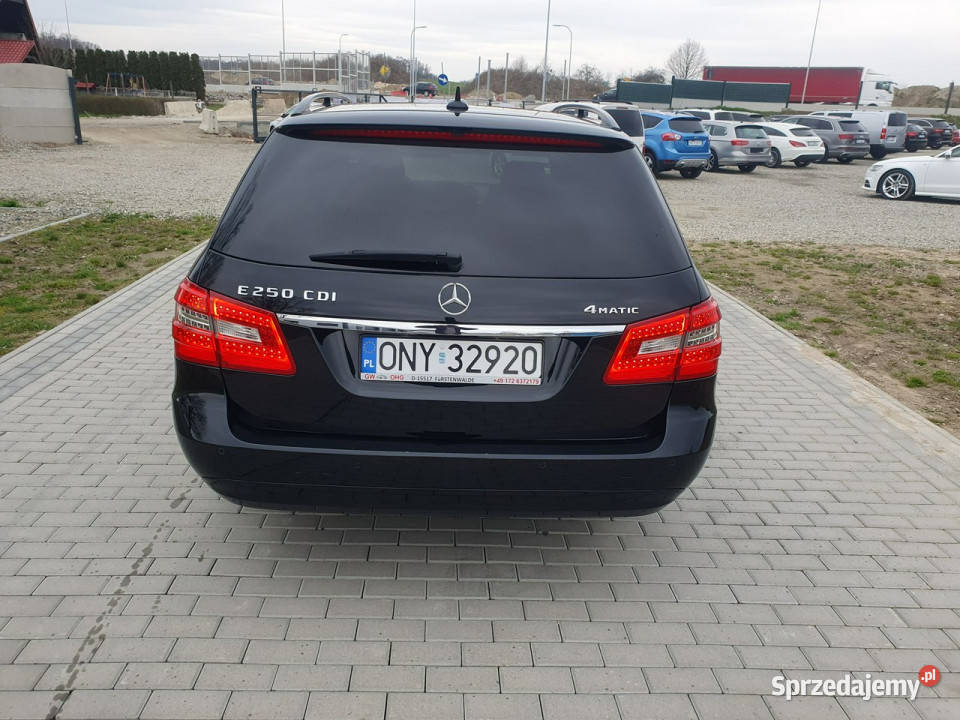 Mercedes E 250 22cdi 204 Avantgarde 4matic czujnik parkowania opolskie Strobice