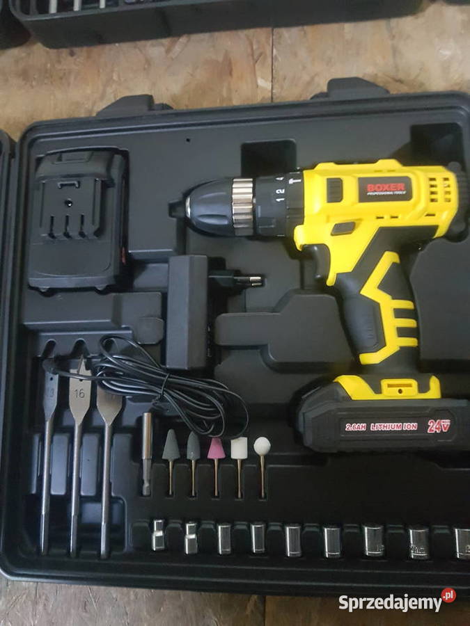 WKRĘTARKA AKUMULATOROWA 24V Z WIERTARKA 2x AKU wielkopolskie Głogowa