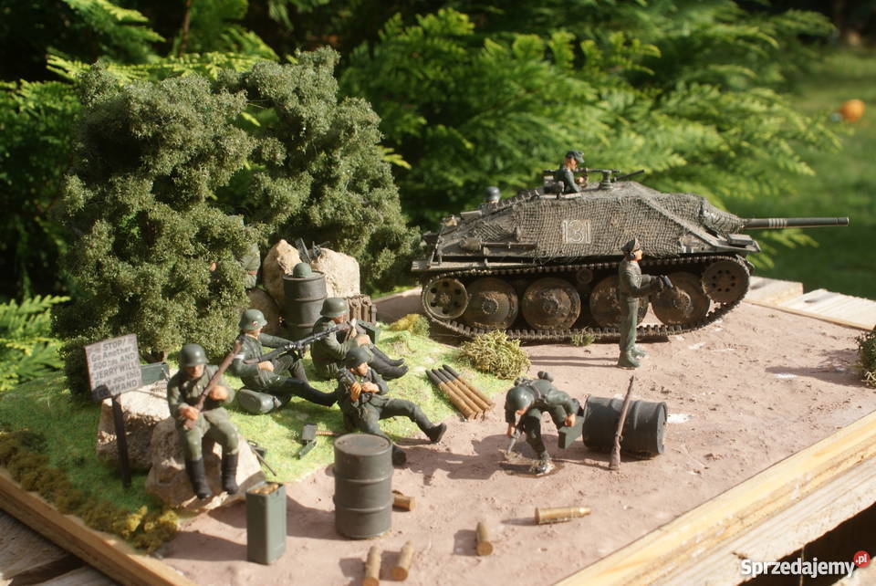 Diorama makieta militarna oddział osłaniający