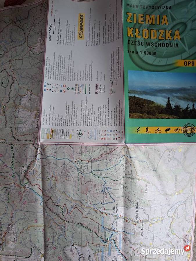 Ziemia Kłodzka Compass 150 000 mapa turystyczna Kraków