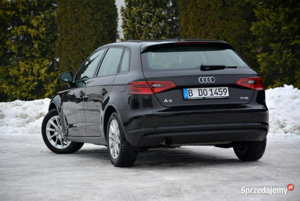 Audi A3 Sportback Ledy BiXenon Navi Klimatronic podgrzewane fotele Ostrów Mazowiecka