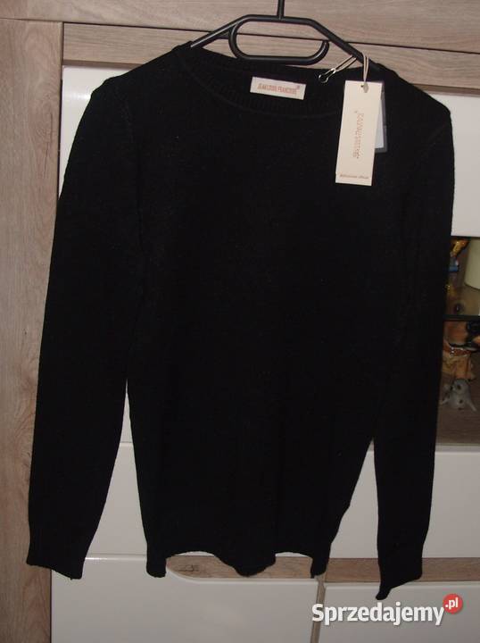 czarny cieplutki sweter JEAN LOUIS FRANCOISE rML Rawicz