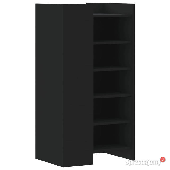 Szafka na buty czarna 52x375x100 materiał mazowieckie