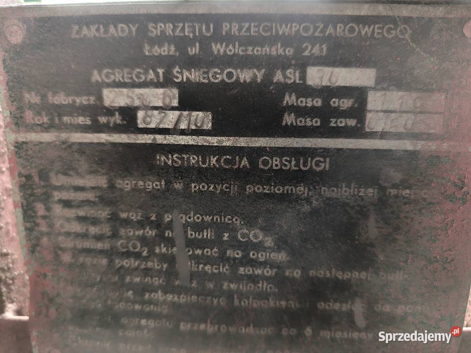 Agregat śniegowy ASL 30 Kraków