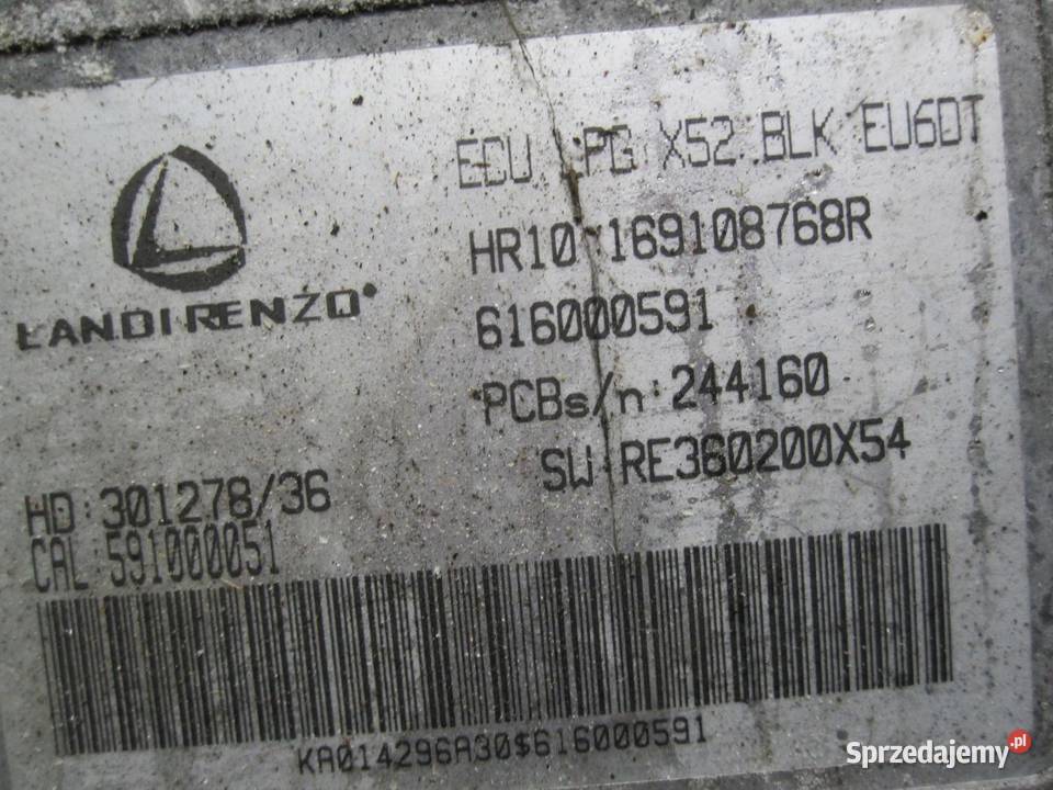 DACIA SANDERO II LIFT 10 B LPG 20r komputer gazu osobowe sprzedam